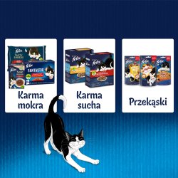 Purina Felix Sensations Mix Kalkun, makrel, lam, sild - vdfoder til katte - 12x85 g