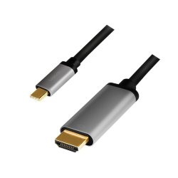 USB-C til HDMI kabel, 4K 60Hz, alu, 1.8m