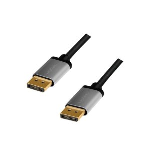 DisplayPort kabel 4K/60 Hz,DP/M til DP/m,alu. 3m