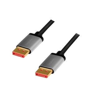 Displayport kabel 8K/60 Hz, DP/M til DP/M, alu. 2m