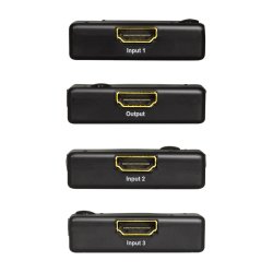HDMI switch, 3x1-port 1080p/60Hz