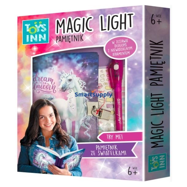 Dagbog Magisk Lys Enhj�rning