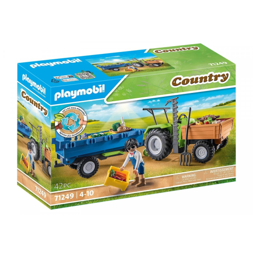 71249 H�stemaskine Traktor med Trailer