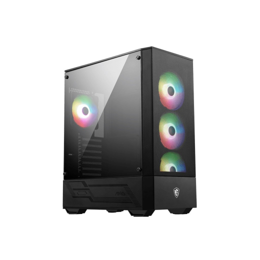 PC kabinet MAG FORGE 112R ARGB bl�ser, h�rdet glas, 2xUSB