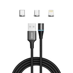 Kabel USB 3w1 1m CL-152