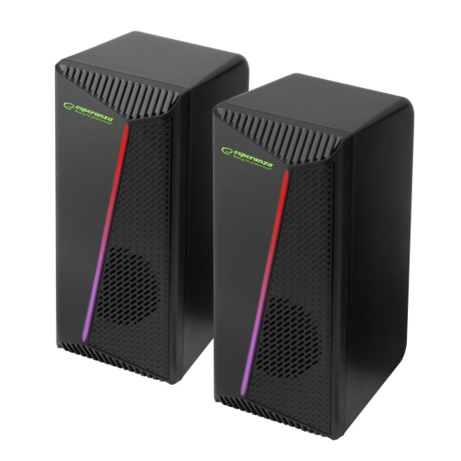 Esperanza h�jtaler 2.0 USB LED RAINBOW NORTEC