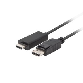 Kabel DisplayPort (M) V1.1 -> HDMI (M) 1m sort