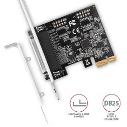 AXAGON PCEA-P1N, PCIe-controller 1x port LPT