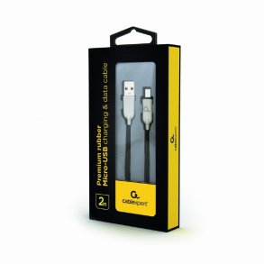 Kabel Micro-USB 2m sort