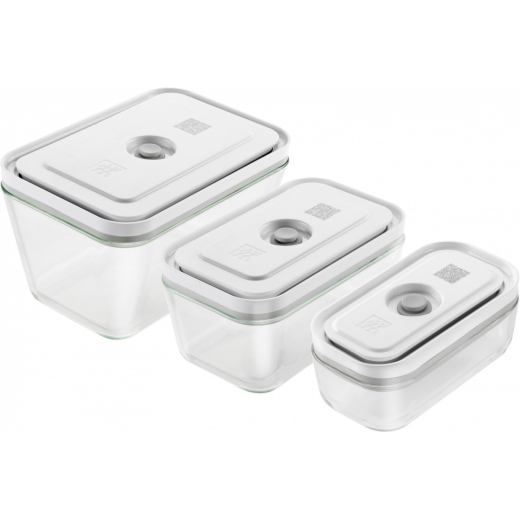 3 beholder s�t glas Fresh&Save