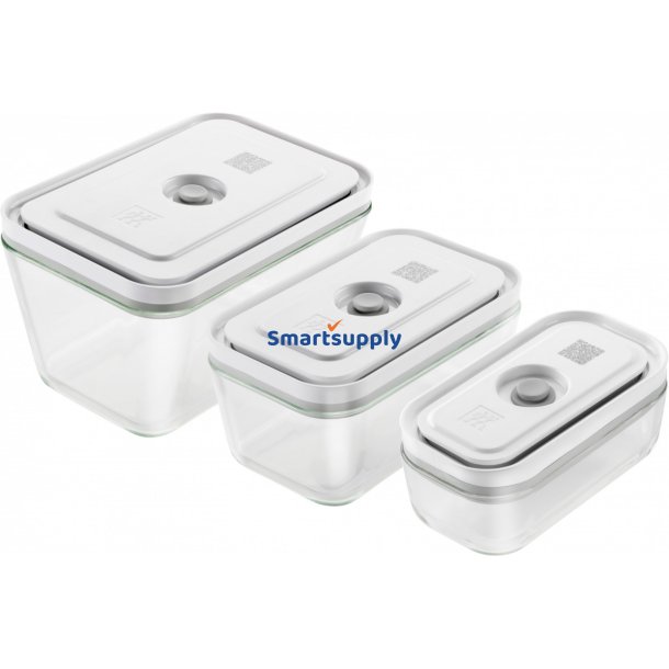 3 beholder s�t glas Fresh&Save