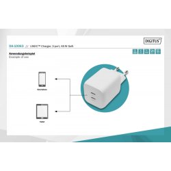 USB Oplader 2x USB-C DA-10063
