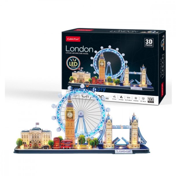 Puzzle 3D City line - London led