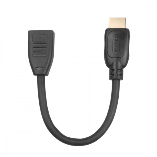 Kabel HDMI F-M 15 cm v2.0 forl�ngerkabel
