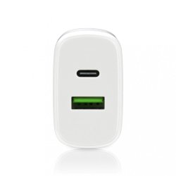 LADER USB/USB-C QC3.0 25W HVID