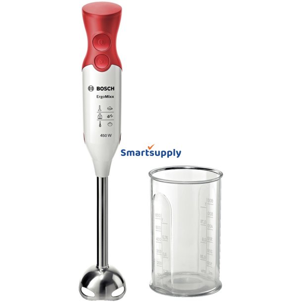 Bosch Msm64110 Blender Dykblender 450 W Rd, Hvid