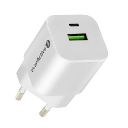 LADER USB/USB-C QC3.0 30W HVID