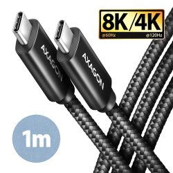 AXAGON BUCM432-CM10AB kabel USB-C-USB-C, USB4.