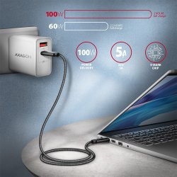 AXAGON BUCM432-CM10AB kabel USB-C-USB-C, USB4.