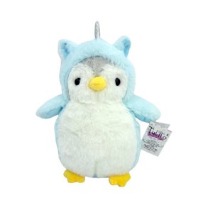 Mascot Roman pingvin bl� 20 cm