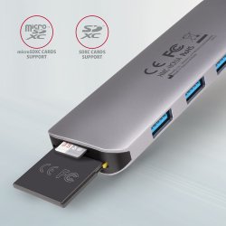 AXAGON HMC-HCR3A Hub 3x USB-A SD/microSD + HDMI