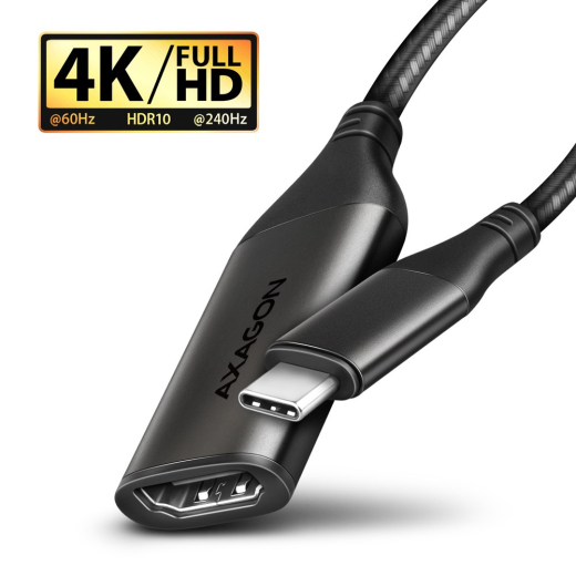 AXAGON RVC-HI2M, USB-C til HDMI 2.0 adapter 4K