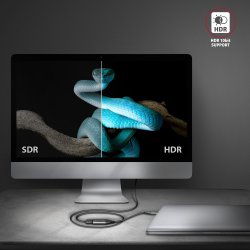 AXAGON RVC-HI2M, USB-C til HDMI 2.0 adapter 4K