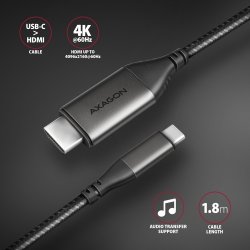 AXAGON RVC-HI2MC USB-C til HDMI 2.0 adapter 4K