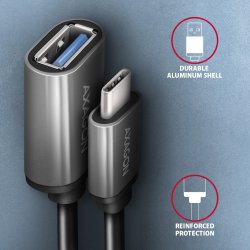 AXAGON RUCM-AFAC kabeladapter USB-C -> USB-A
