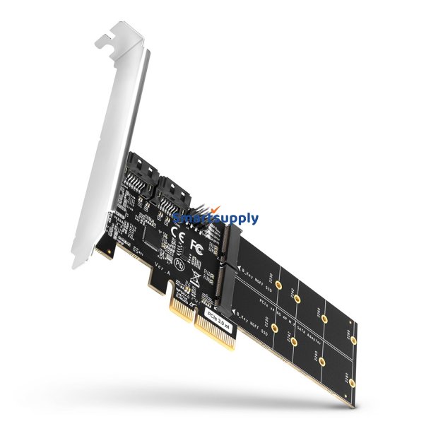 AXAGON PCES-SA4M2 PCIe controller 2x port + M.