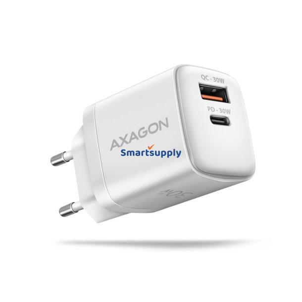 AXAGON ACU-PQ30W PD&QC v�goplader 30W hvid