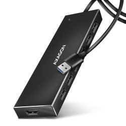 AXAGON HUE-F7A, HUB 7-port USB 3.2 Gen 1 ALU
