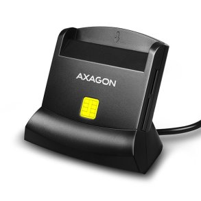 AXAGON CRE-SM2 USB kort smart + SD/microSD/SIM