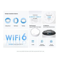 Wifi system Deco X50-PoE (3-pak) AX3000