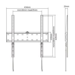 TV V�gbeslag 32 tommer - 55 tommer 40 kg fast