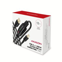 AXAGON ADR-215B USB 2.0 A-M -> B-M aktiv 15m kabel