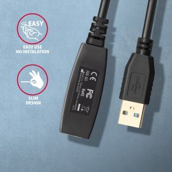 AXAGON ADR-305 USB 3.0 A-M -> A-F akt. 5m kabel