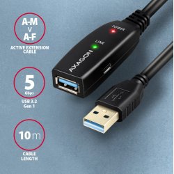 AXAGON ADR-310 USB 3.0 A-M -> A-F aktiv 10m kabel