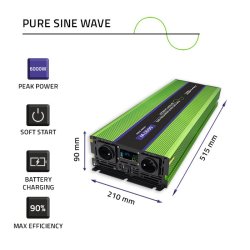 Pure Sinusb�lge Inverter Monolith, 3000W, 6000W