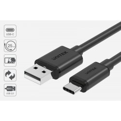 Kabel USB-C - USB-A 2.0; 2M; M/M; C14068BK