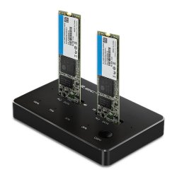 Drive dockingstation 2xSSD M2 SATA, NGFF