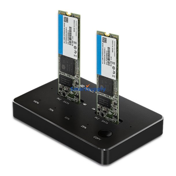 Drive dockingstation 2xSSD M2 SATA, NGFF