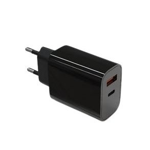 V�goplader 2x3A USB C + USB A Power Delivery sort