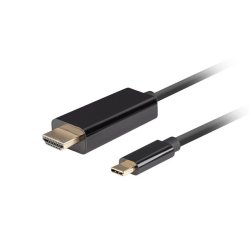 Kabel USB-C->HDMI 1.8M 4K CA-CMHD-10CU-0018-B