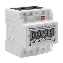Trefaset elektronisk m�ler | energiforbrugsm�lere p� DIN-skinne | 400V | LCD | 4P