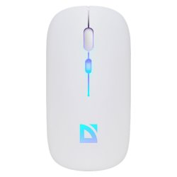 Tr�dl�s mus stille klik TOUCH MM-997 batteri 800/1200/1600 DPI hvid