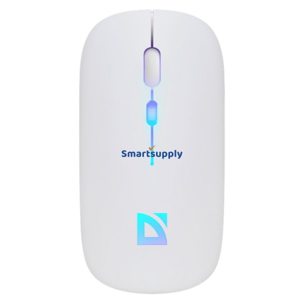 Tr�dl�s mus stille klik TOUCH MM-997 batteri 800/1200/1600 DPI hvid