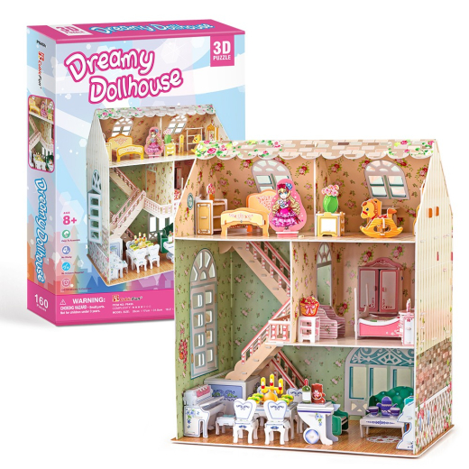 Puzzle 3D Dukkehus Dr�mmende