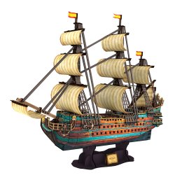 PUZZLE 3D Sejlskib Den Spanske Armada San Felipe