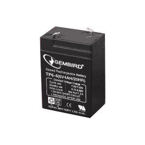 Genopladeligt batteri 6V/4.5AH